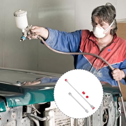 Varilla de extensión airless de aluminio resistente que reduce el esfuerzo al pintar techos 6