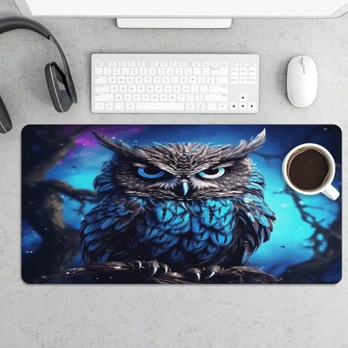 Blue Owl Desk Pad con base de goma antideslizante miniatura 5