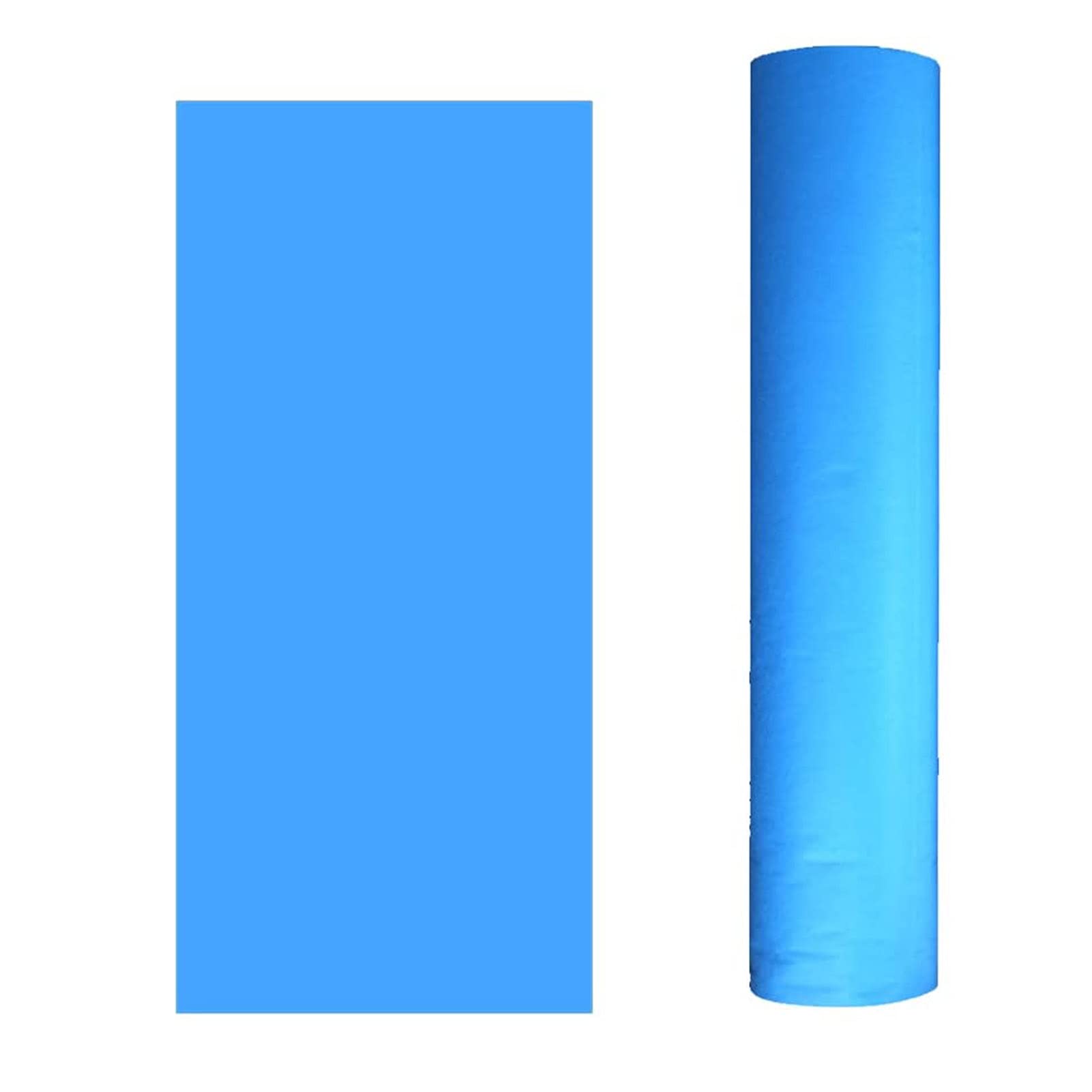 ZFAZF Massage Table Paper Roll 31.5" X 328' (Pack of 1) Disposable Massage Bed Sheets Non Woven Massage Table Cover Sheets for Facial Bed, Tattoo Bedsheets(Blue, No Holes)