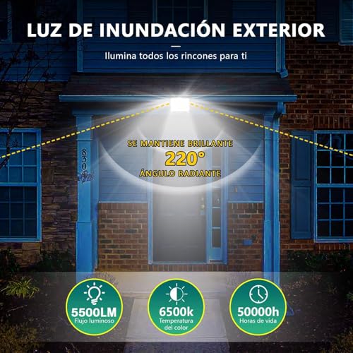 Opiniones y reviews de Reflectores para exteriores , listamos los 10 mejores. 6 reflectores para exteriores marca AEK CYBER (3)