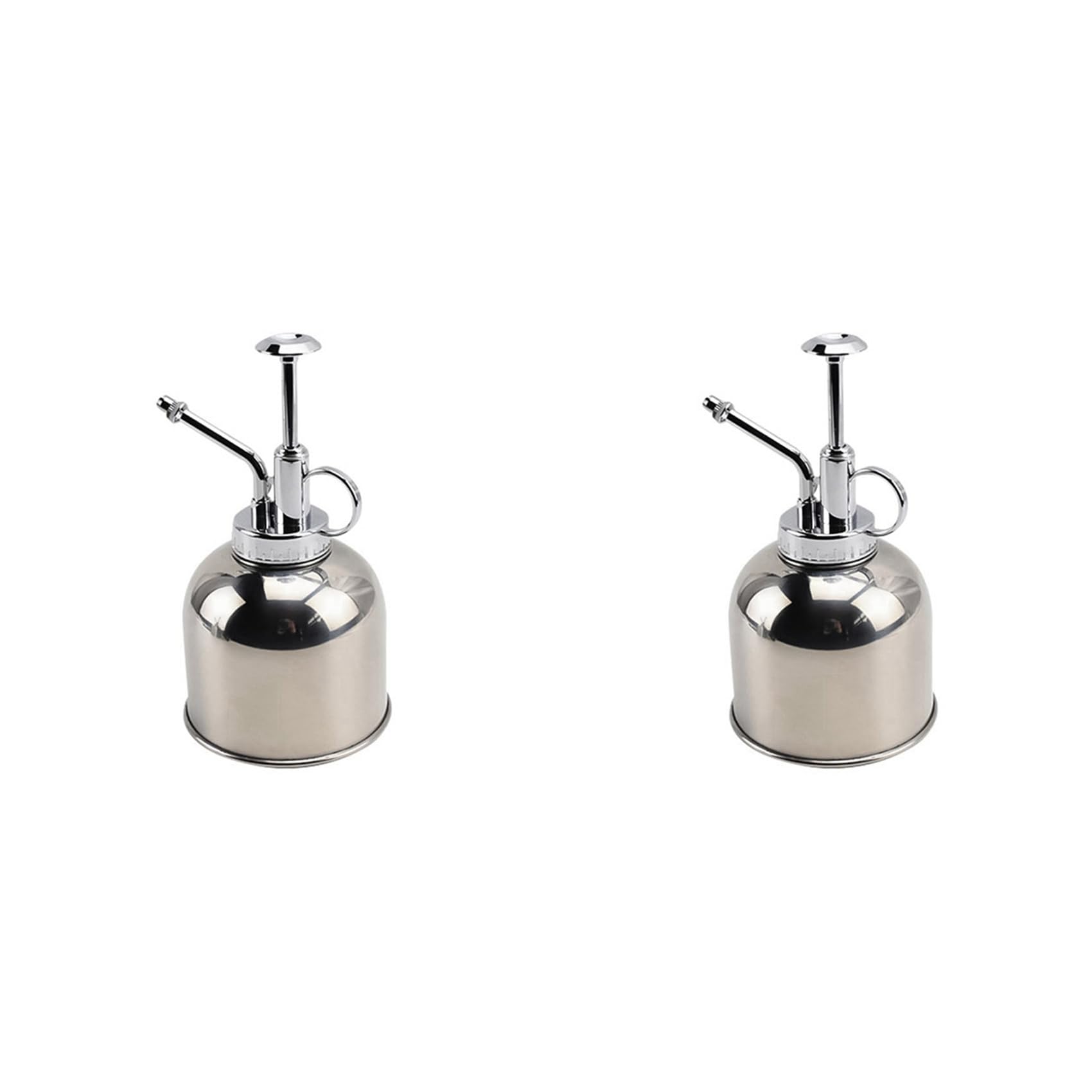 Jnchdghwa 2X Stainless Steel Plant Sprayer Small Watering Can with Top Pump Suitable for Indoor House Air Plants Succulents