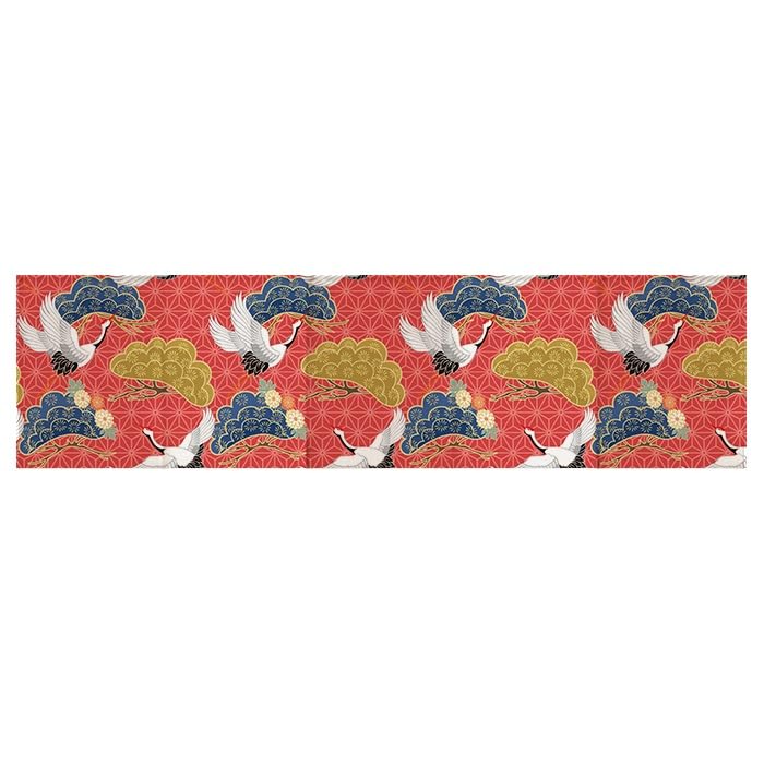 Noren rideau japonais Konsilsa 210x45cm pour séparation de couloir et porte de cuisine