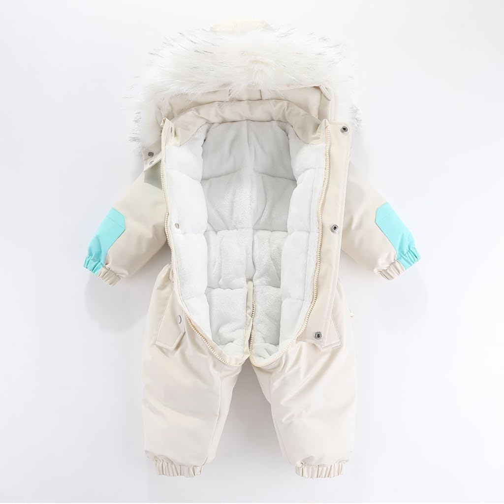 Tuta da neve per neonata, adatta per ragazzi e bambini, impermeabile, tuta da neve per bambine