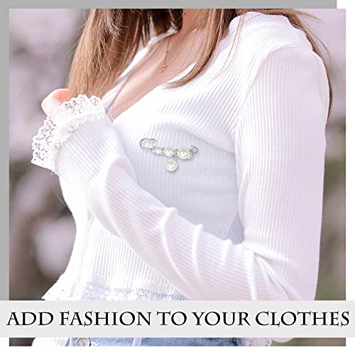 17 Pezzi Spilla da Donna con Perle Spille Gioiello...