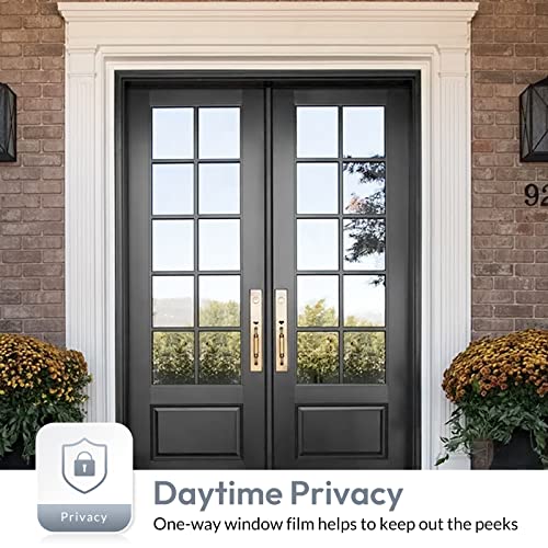 Rabbitgoo Window Privacy Film One Way Window Tint, Static Cling Sun Blocking Anti Uv Glass Door Window Cover, Reflective Mirror Heat Control Tinting Film Home Office thumb #1