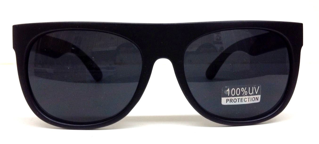 Black Gold Weed Leaf Square Sunglasses