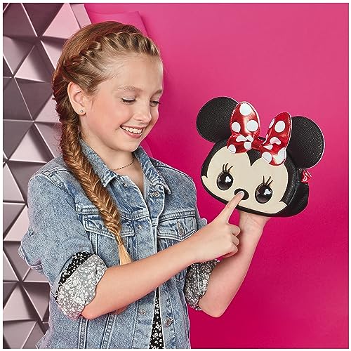 Purse Pets, Disney Minnie Mouse Interactive Pet Toy and Shoulder Bag with Over 30 Sounds and Reactions, Crossbody Purse, Kids Toys for Girls - Image 3