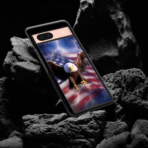Coque Google Pixel 8A antichoc polycarbonate rigide coque arrière motif eagle - 5