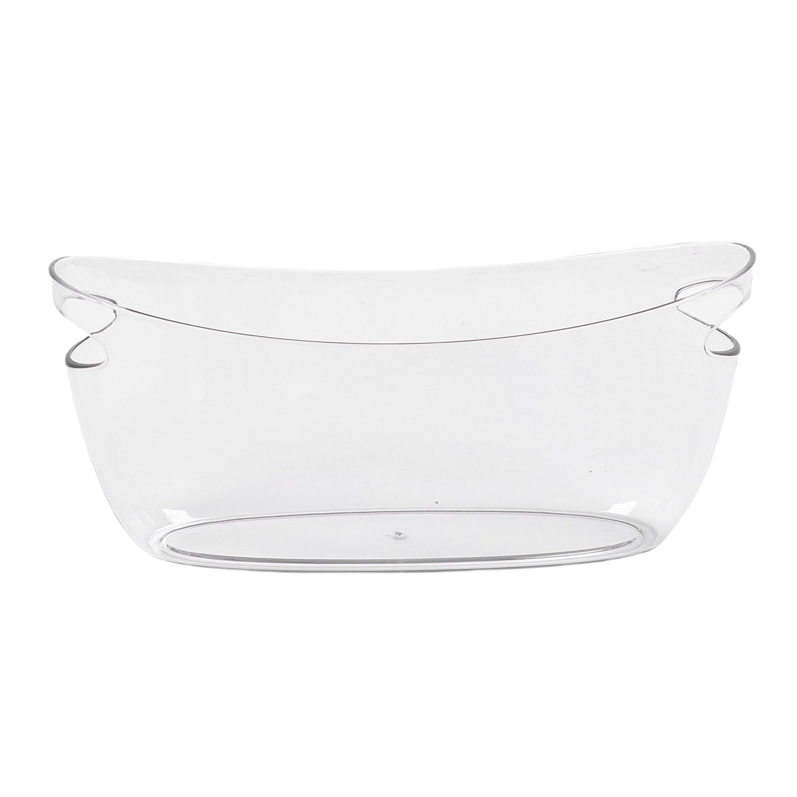 Alomejor Durchsichtiges 5-Liter-Eiskübel-Set aus PET für Partys mit 2 Schaufeln, Ideale Getränkebehälter für Champagner-Bierflaschen, Geeignet für Zuhause, Bar, Café, Hotel, Restaurant, Buffet,