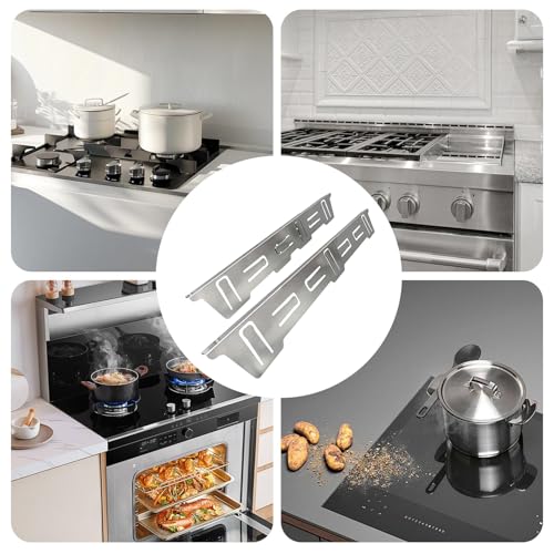 Protector de grietas para horno resistente al calor y extensible para cocinas modernas 5