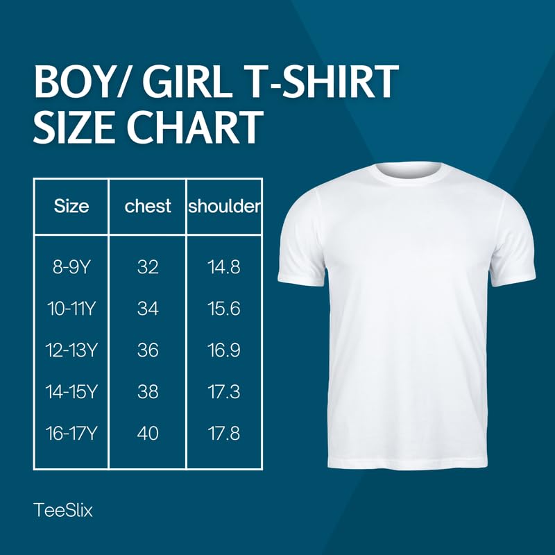 TeeSlix Cotton Unisex t-Shirt for Boys Girls | Regular Fit 100% Cotton| Printed, Half Sleeves, Soft Durable Fabric red T-Shirt (12-13 Years) 4