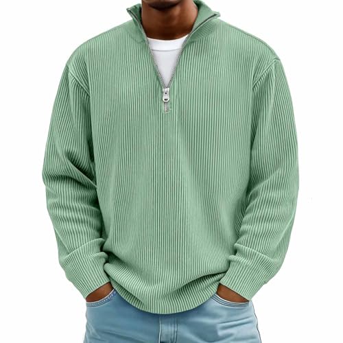 Mokaloha Mens Shirts, Mokaloha Men's Simple Everyday Ribbed Stand Collar Pocket Casual Long Sleeve Henley Shirt4