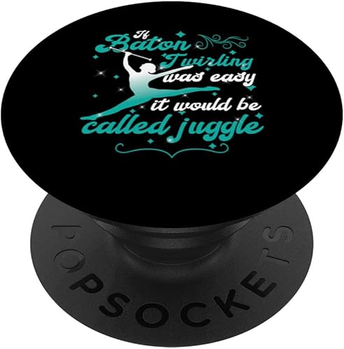 Si el giro del bastón era fácil, Majorette Baston Twirler PopSockets intercambiable PopGrip