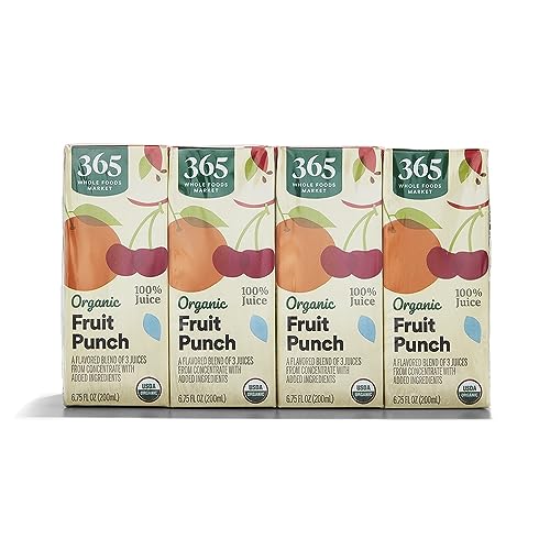 15% coupon - ★365 by WFM Organic Fin-Tastic Fruit Punch, 6.75oz, 8 drink boxes