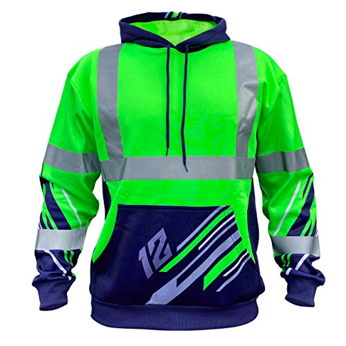 Image of SafetyShirtz SS360 ANSI Class 3 Type R Graphic Hoodie