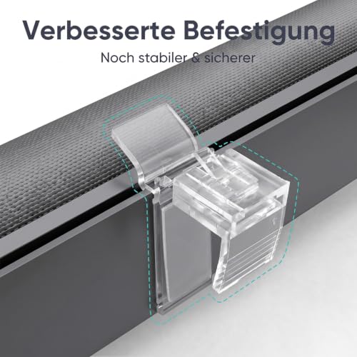Sekey Doppelrollo Klemmfix ohne Bohren für Fenster – Ansicht 6
