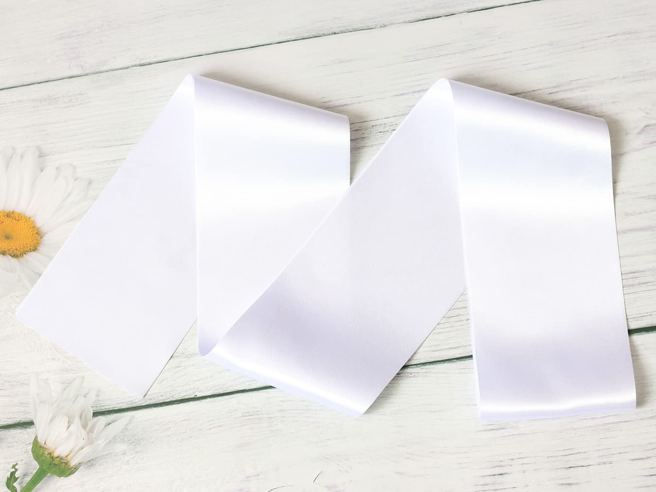 4 Pack White Blank Sashes,Plain Satin Sash for Pageants,Senior Sash,Custom Sash,DIY Personalized Sash for Prom,Birthday Party Decorations.