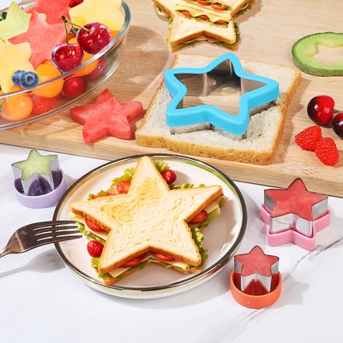 Save 50% on 8-Piece Star Cookie Cutter Set with Storage Box - Image 3