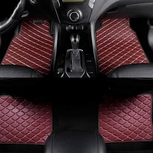 Leather Floor Mats Cars for Ford Transit 2019-2024, Waterproof All