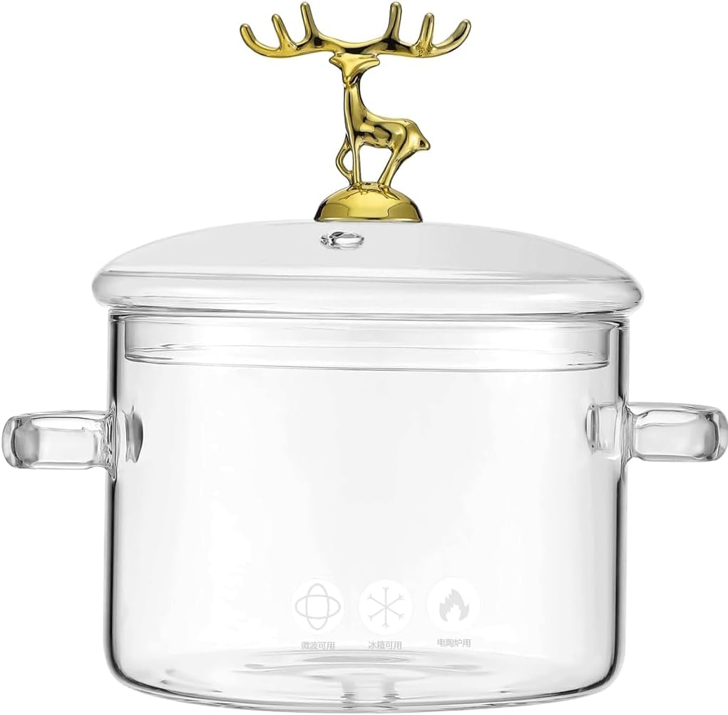 Slow Stoofpot Hoge Borosilicaatglas Stoofpot Stoofpot Soep Huishoudelijke Transparante Pot Gas Open Vuur Mini Soepkom