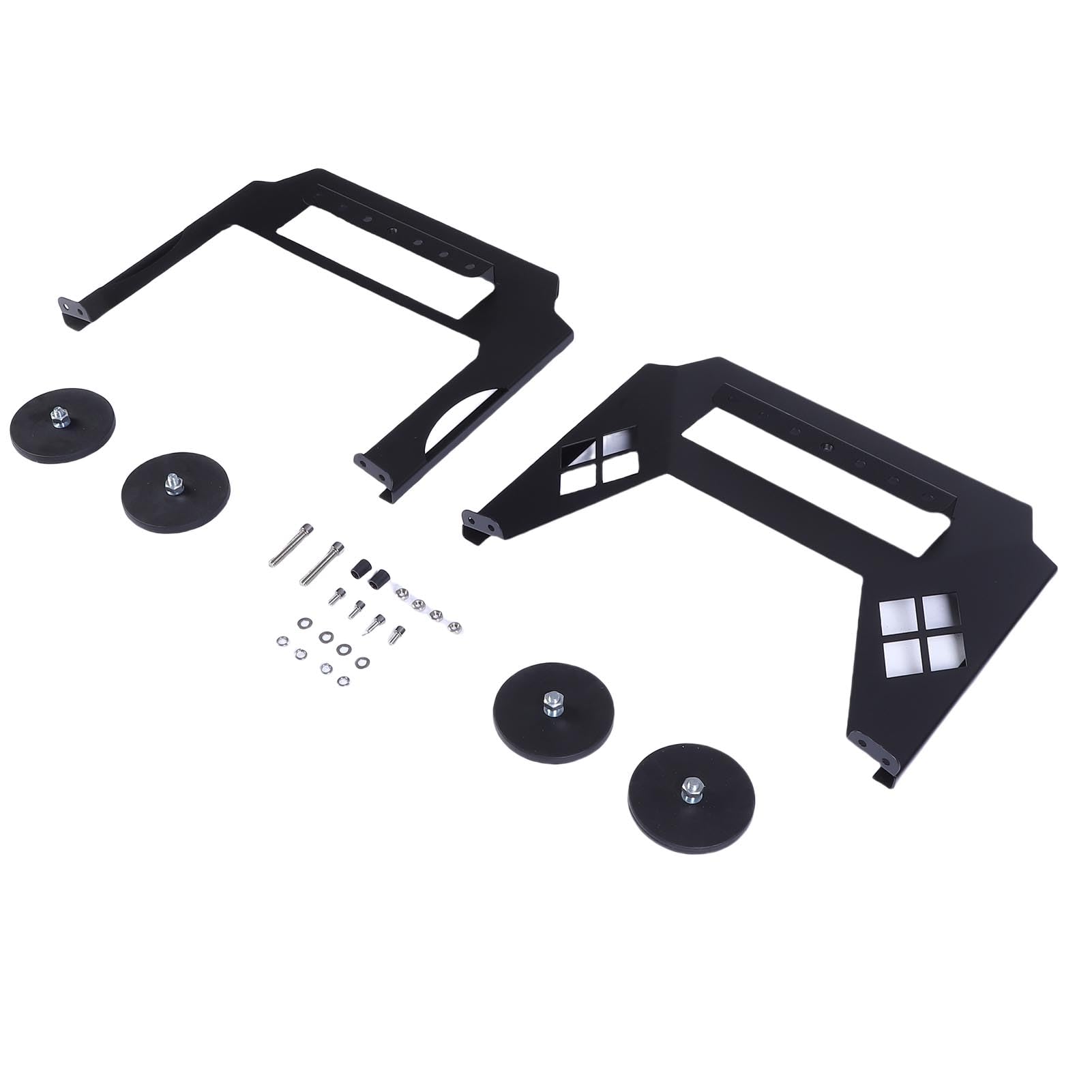 Soporte Plano para Plato para Auto, Kit de Soporte de Montaje en Techo Magnético de Acero Al Carbono para Plato Gen 3, con Protector de 360 ​​​​Grados y Orificios Mecánicos para
