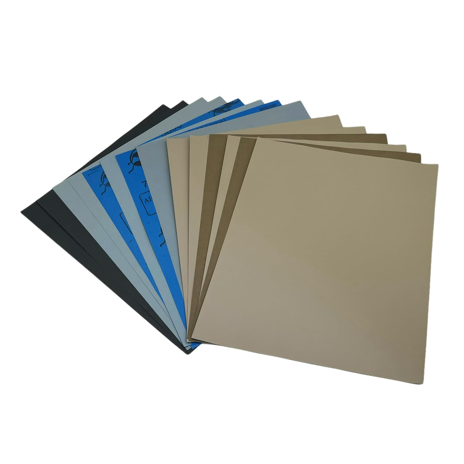 24PCS Ultra-Fine Sand Paper 1000 to 20000 Grit,9 x 3.6 Inch Premium Wet Dry Sandpaper 12 Grits Assorted for Wood Metal or Auto Sanding