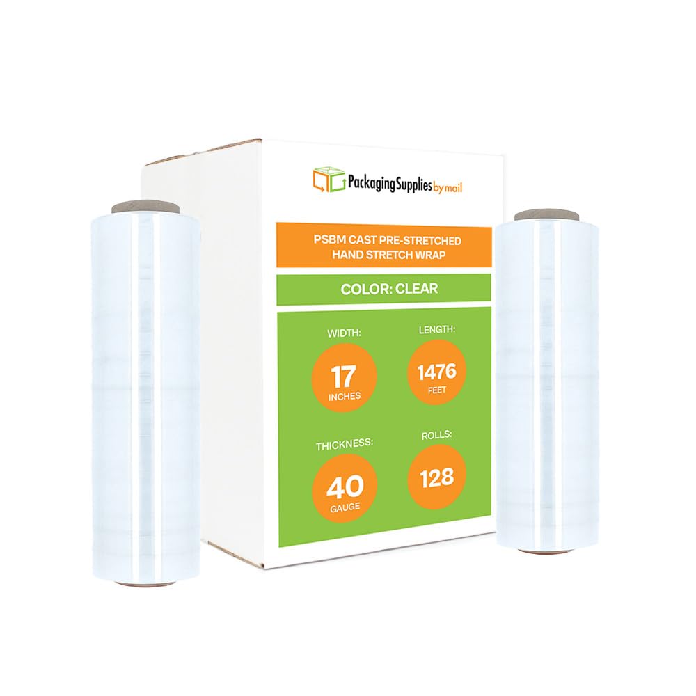 Pre-Stretch Hand Stretch Wrap Film Clear 17