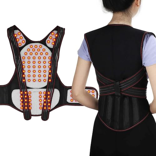 Soutien de dos et gilet épaule lombaire noir taille M pour redresser la posture
