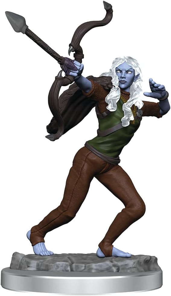 Ashari Stoneguard and Skydancer Unpainted Miniatures Critical Role Series Figures WizKids
