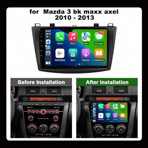 Navegación para Mazda 3 BK Axel con GPS coche de 4 núcleos y mapas 2