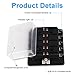 WATERWICH 10 Fuse Holder Box Block Standard Circuit DC12-32V Car Fuse Box with Waterproof Protection Cover For Boat Marine Trike Auto Truck Vehicle SUV Yacht RV Ship(10-Way)