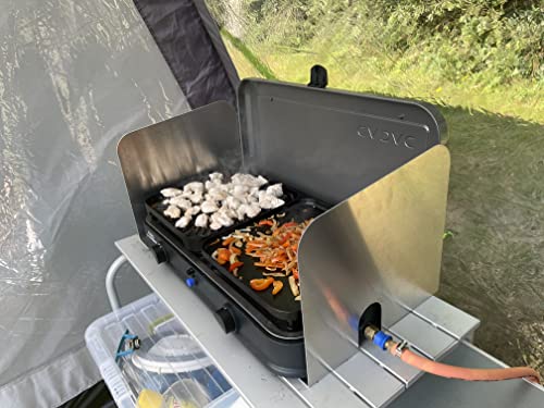 Camping Stove Windshield for Cadac 2 Cook all variations - Outdoor Cooking equipment & accessories for Cadac 2 Cook 2 pro/deluxe and Cadac 2 Cook 3 pro/deluxe - Mini Windbreak, wind-breaker - Image 6
