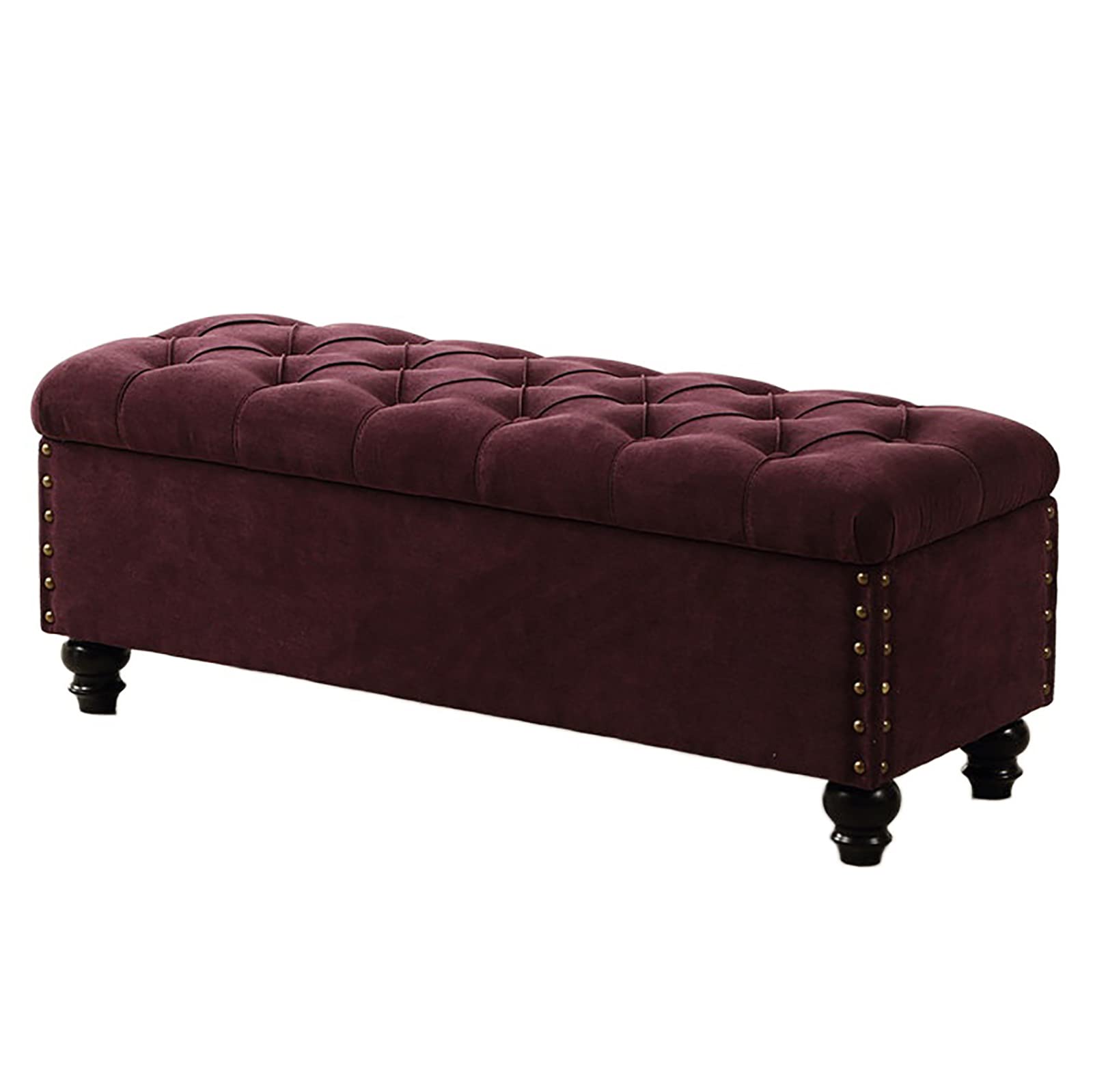 Banc ottoman de rangement en tissu pour habiller votre entrée chic Vio