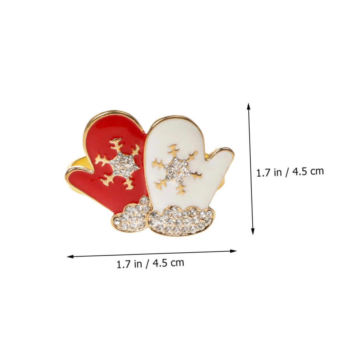 TOPBATHY 3 Sätze Weihnachtsserviettenschnalle Christmas Decorations Table Weihnachtsdeko Schreibtisch Rentier Serviettenringe Weihnachten Serviettenhalter Party-servietten- 4 Stück * 3