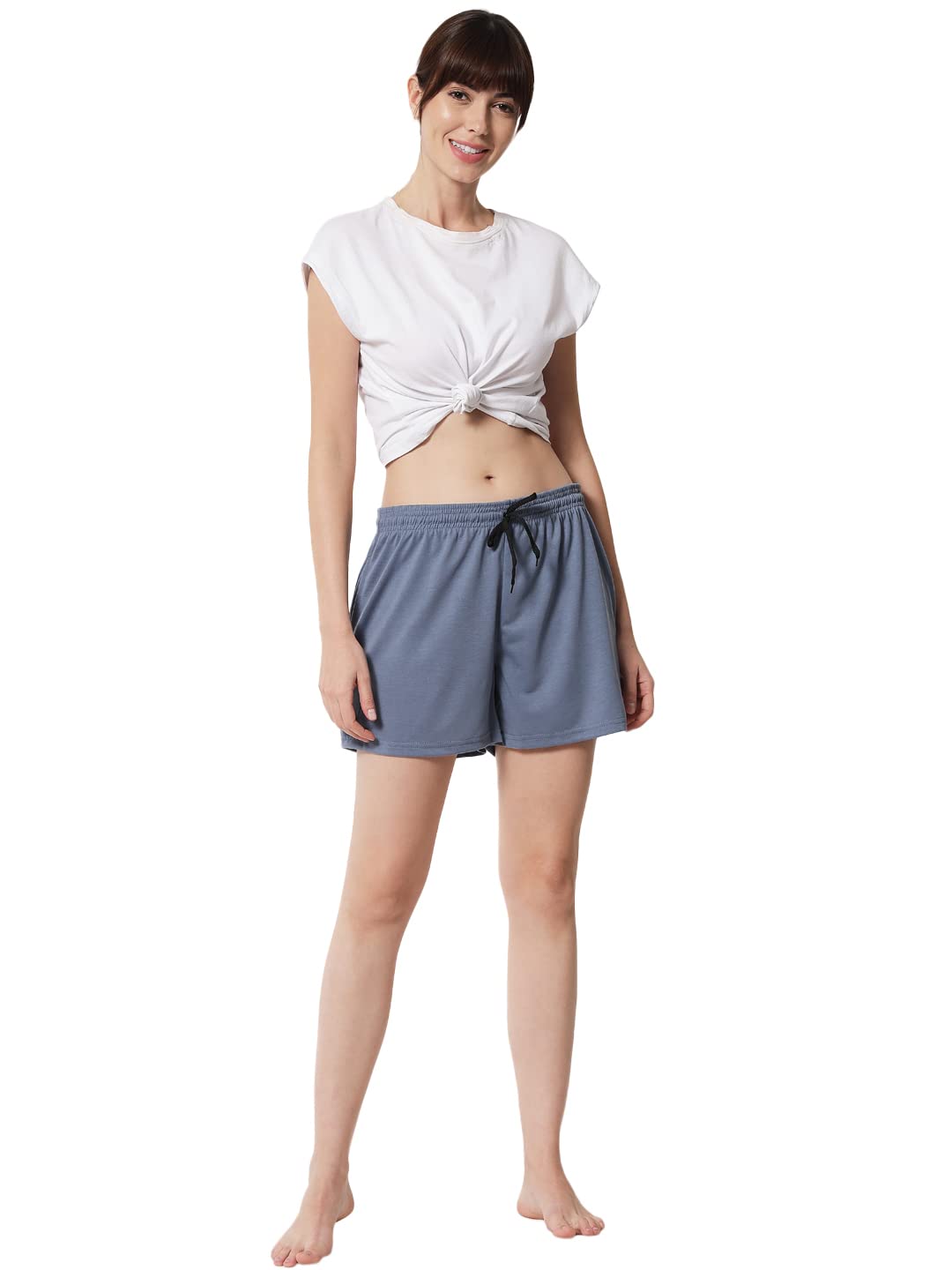 fflirtygo Women's Cotton Shorts | Shorts for Women Night Wear | Sports and Running Shorts for Women | Gym Workout and Yoga Shorts | Women Shorts | Regular Fit Shorts for Women-picture-15