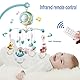 Mini Tudou Baby Mobile, Babybett mit Musik und Licht, Timing-Funktion, Projektor, Fernsteuerung, Baby Spieluhr mit 150 Melodien, Baby Hängendes Spielzeug, Geschenk für Neugeborene 0-24 Monate