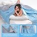 Haokelai Kühldecke Sommerdecke, Ice Silk Kühldecke, Selbstkühlende Decke Doppelseitige, Dünne Leichte Dünne Sommerdecke, Absorbiert Körperwärme, Atmungsaktive, für Besseren Schlaf (150x200cm)