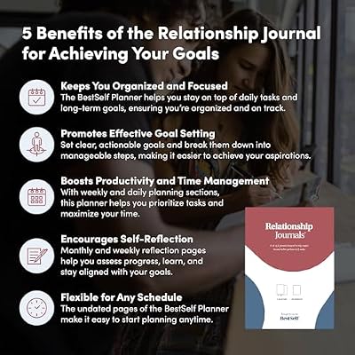 BestSelf Couples Journal for Him and Her 13 Week Marriage workbooks for couples to Grow Love Together - relationship journal for couples, Ideal Couples Gifts