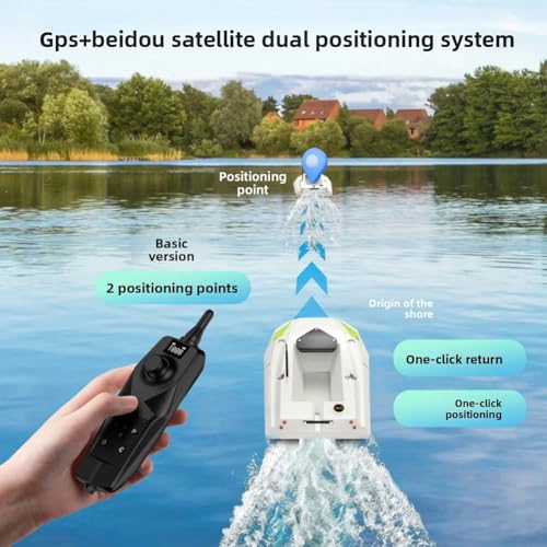 Bateaux télécommandés Beidou évitez les pertes d'appâts avec le retour auto D26 - 5