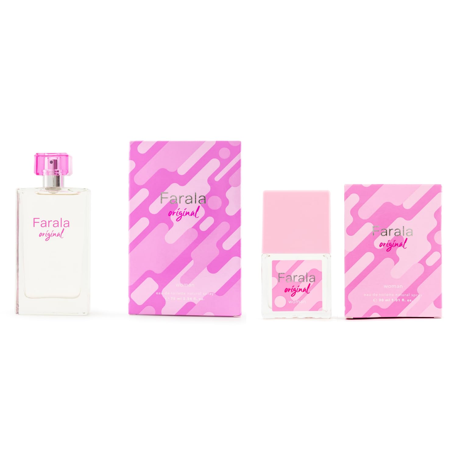 FARALA - Original 75 + 30 ml, Perfume Mujer, Colonia Perfumada y en Formato Spray, Eau de Toilette Femenina, Floral y Fresca, Colonia de Larga Duración, Elegante y Juvenil