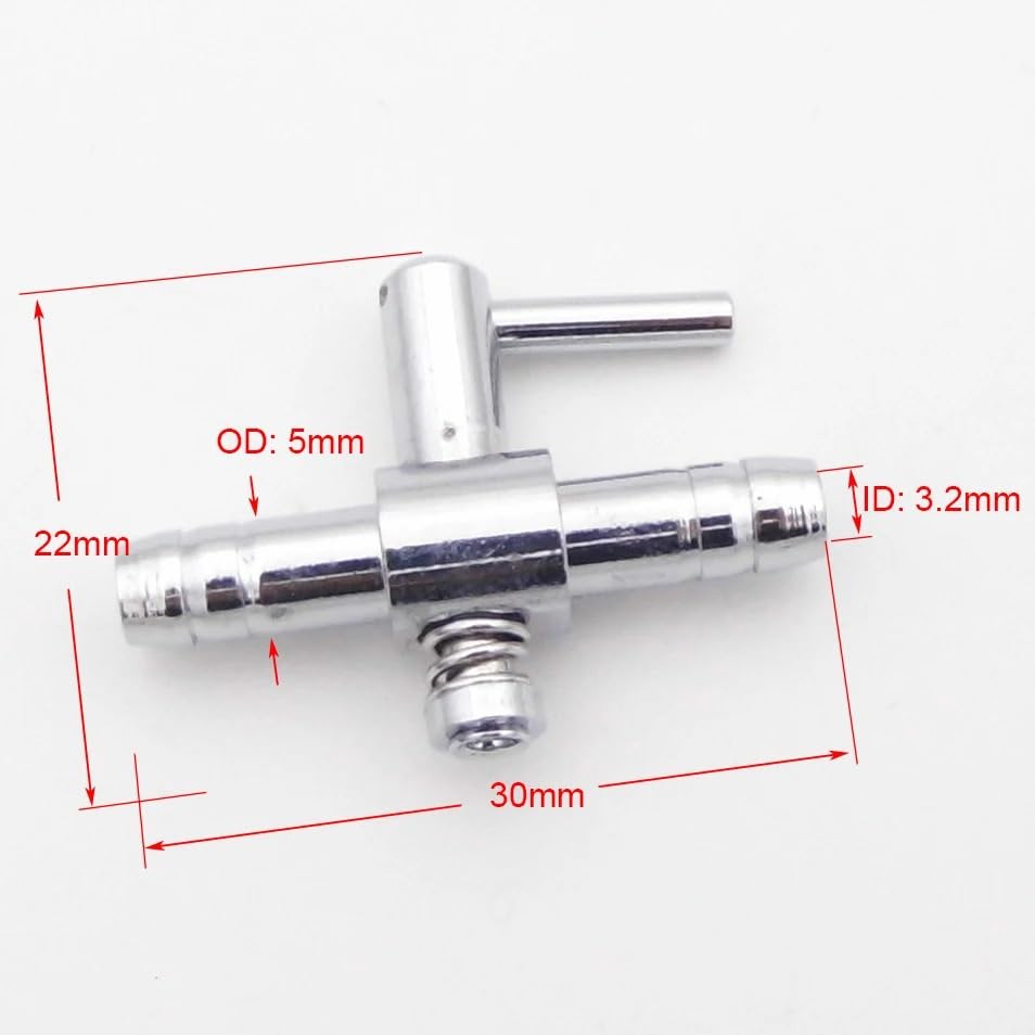 Mini Robinets Pour Réservoir RC - Lot De 10, Pour Carburant, Huile, Eau, Air, 3-4 Mm - 4