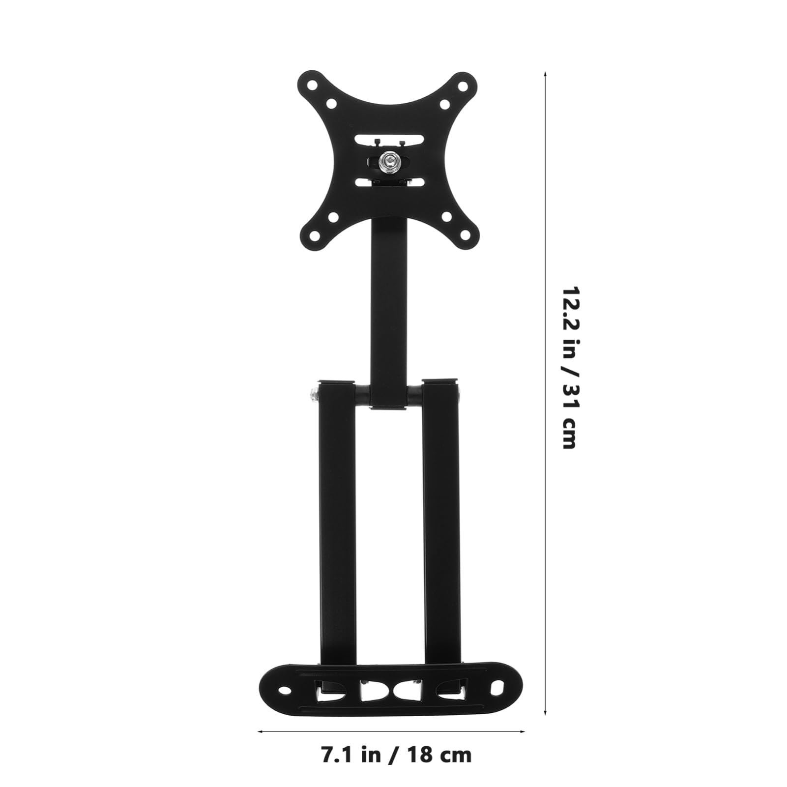 LALAFINA Supporto da Parete Tv e Monitor Lcd con Rotazione 360° Braccio Estensibile Staffa Ultra Sottile per LED Tv e Schermi da Computer