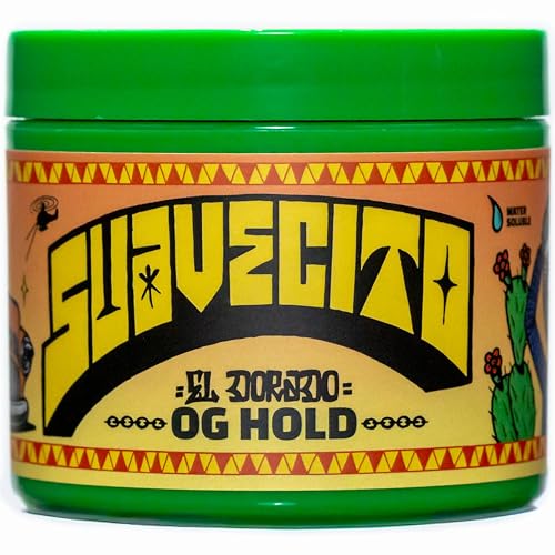 Suavecito Pomade Spring Edition Original Hold For Men 4 oz, 1 Pack - Medium Shine Water Based Wax Like Flake Free Hair Gel - Easy To Wash Out - All Day Hold For All Hairstyles - El Dorado scent
