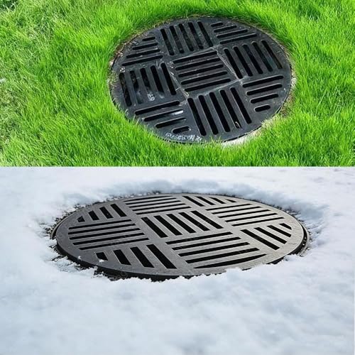 Cubierta de drenaje de jardín en hierro fundido para mantener patios limpios y secos 7
