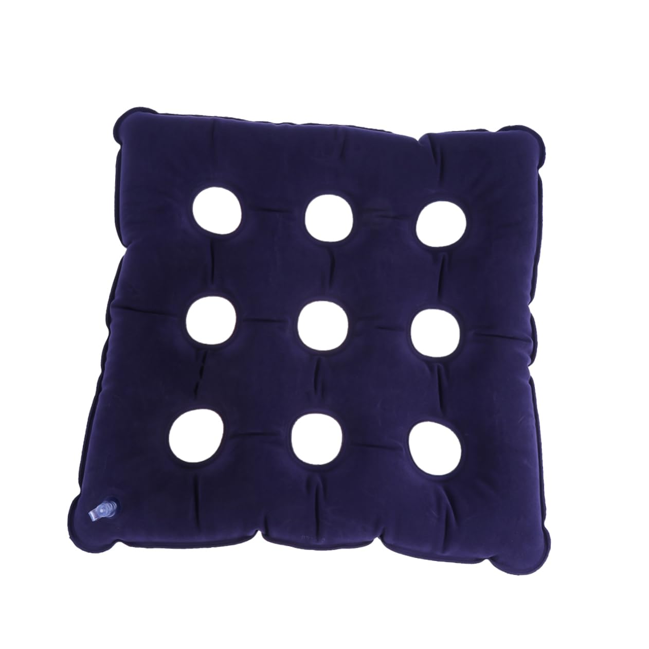 KOMBIUDA Cojín Inflable para Silla de Ruedas Azul de Flocado