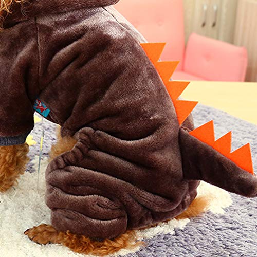 Popetpop Fantasia de Dinossauro Cinza Roupas Roupas de Inverno Jaqueta Inverno Roupas Roupas de Esti