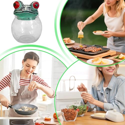 Botes de rana para especias y envase para alimentos decorativo de despensa 5