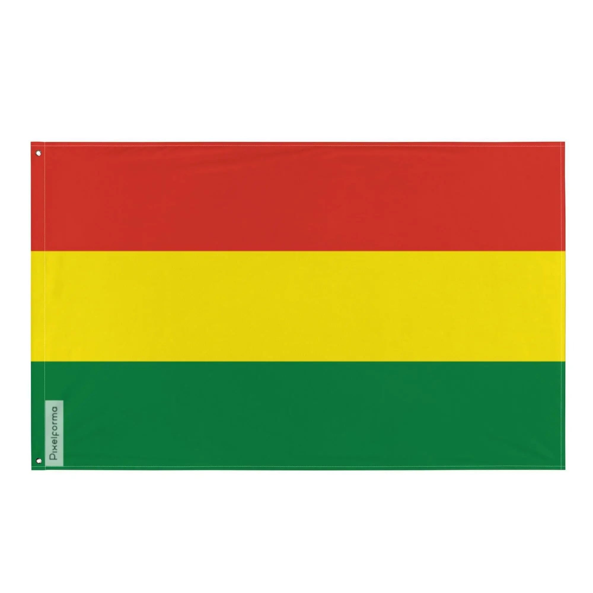 Drapeau de la Bolivie extérieur plusieurs tailles avec 4 œillets Pixelforma