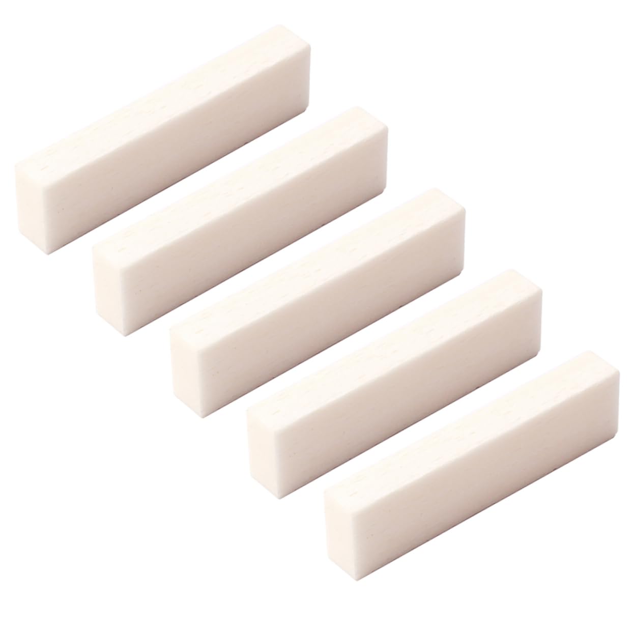 SUPVOX Acoustic Guitar Accessories 5pcs Buffalo Bone Nut Replace Your Old Saddle Real Bone