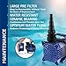 Alpine Corporation PAL8000 | 8000 GPH Submersible Water Pump — Quiet 540W Heavy-Duty Motor, 33-ft Cord & 26-ft Lift — Multi-Angle Flow for Ponds, Waterfalls & Fountains — Durable Outdoor Performance